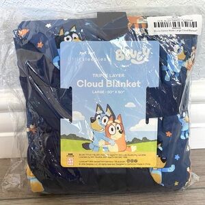 NIB Little Sleepies Bluey Cloud Blanket